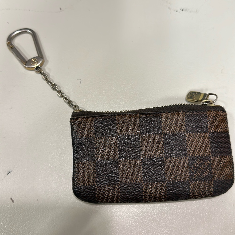 Louis Vuitton leather key pouch